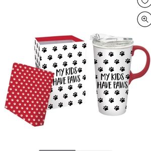 2 set My Kids Have Paws Ceramic Mug